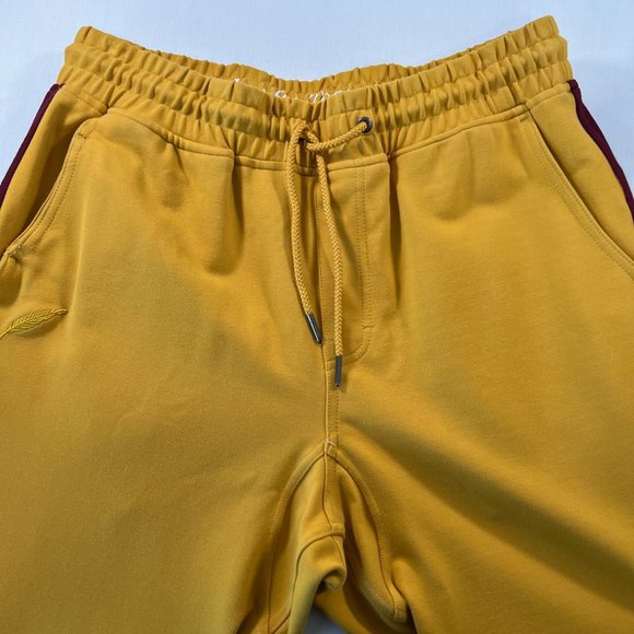 Publish Brand The Wyatt Side Stripe Jogger Pants Gold & Maroon Size Medium - Picture 4 of 14
